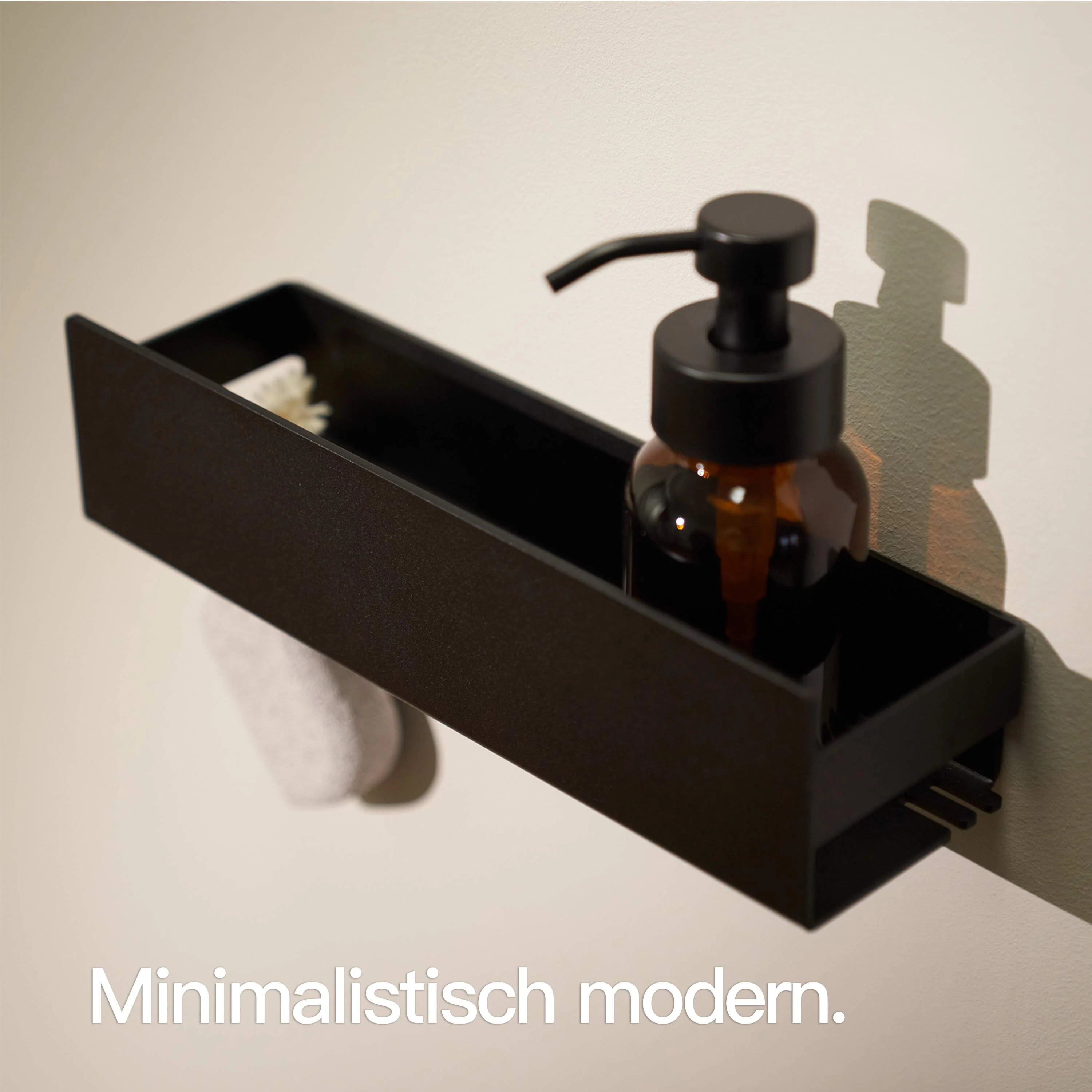 Duschablage ohne Bohren Schwarz - Image 12