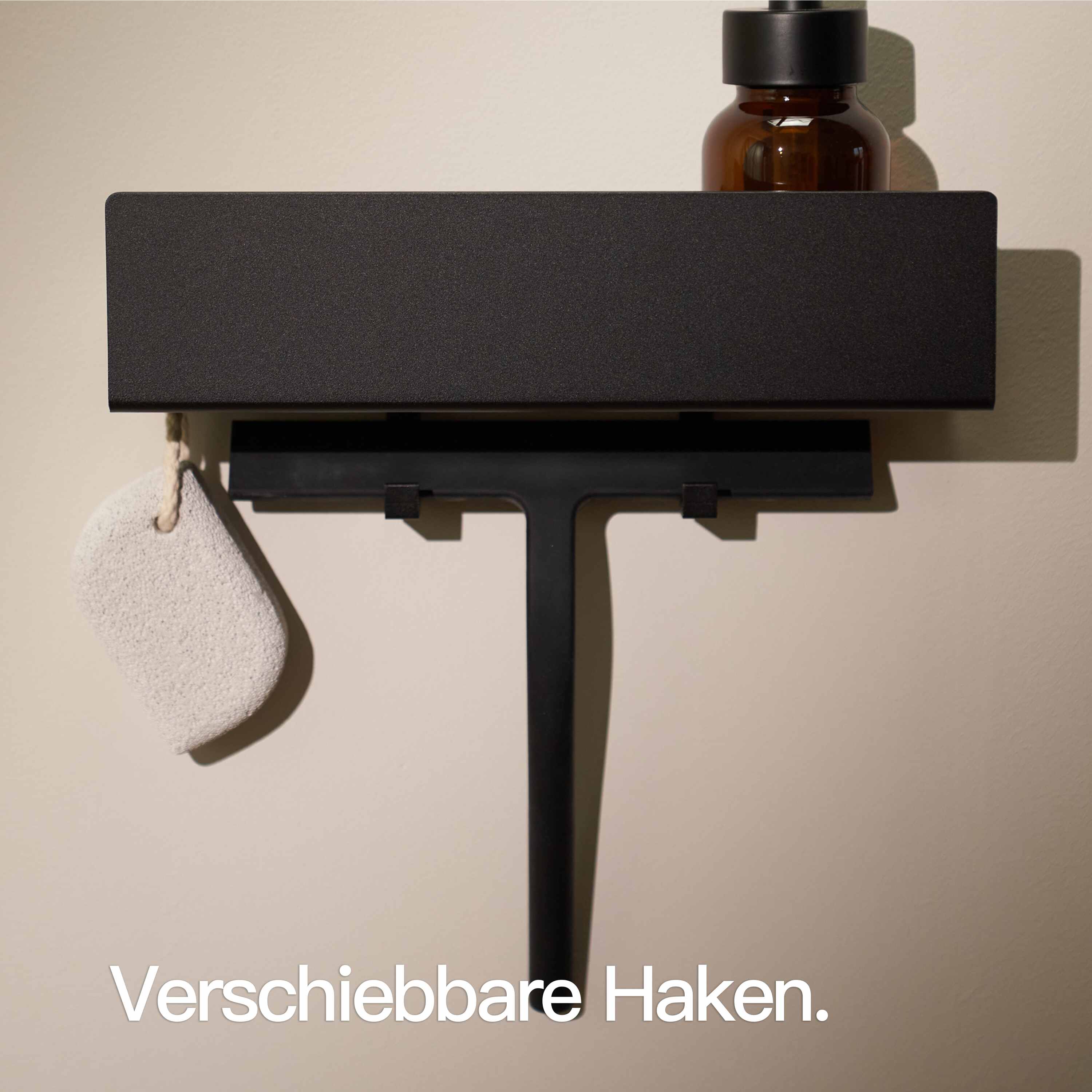 Duschablage ohne Bohren Schwarz - Image 15