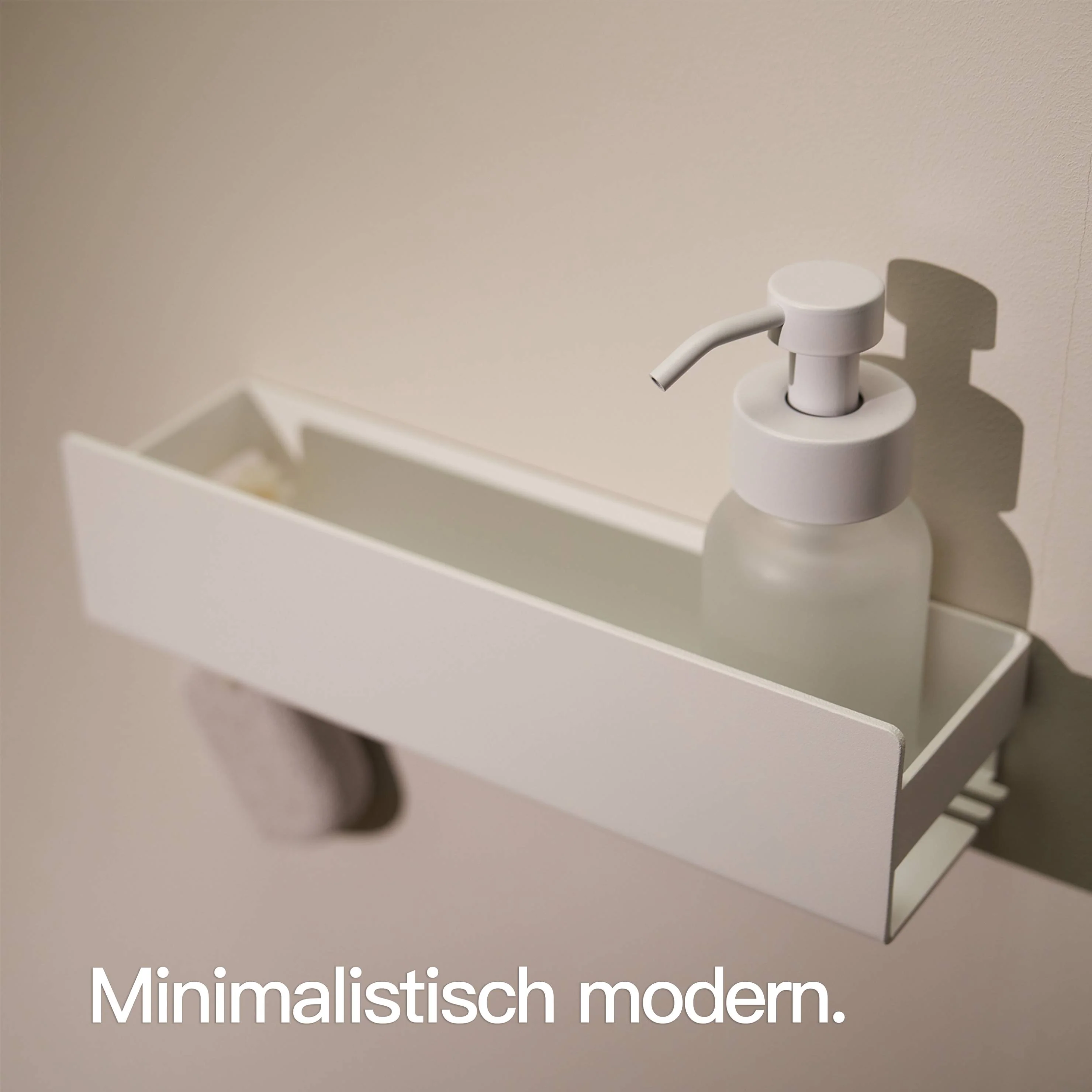 Duschablage ohne Bohren Weiß - Image 12