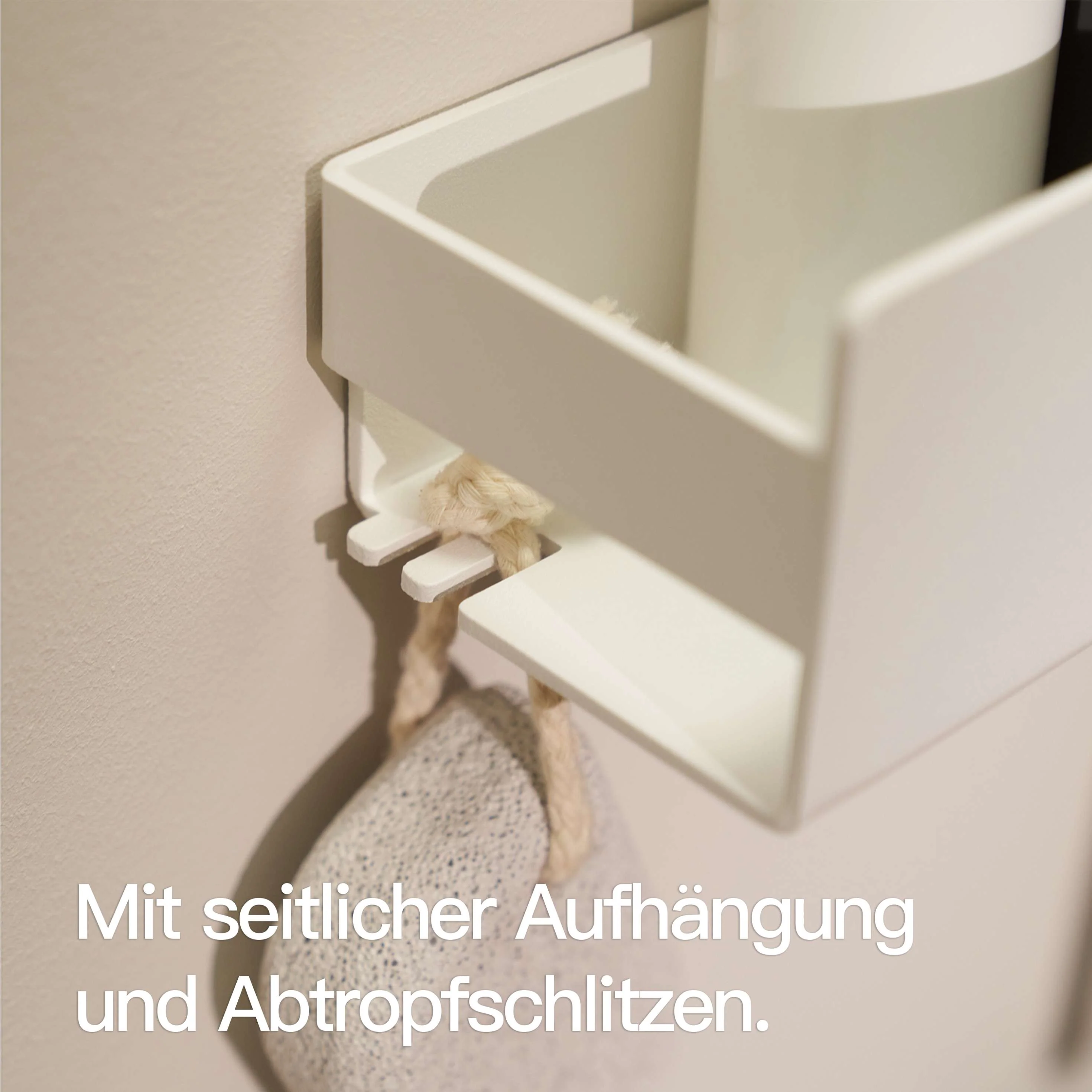Duschablage ohne Bohren Weiß - Image 13