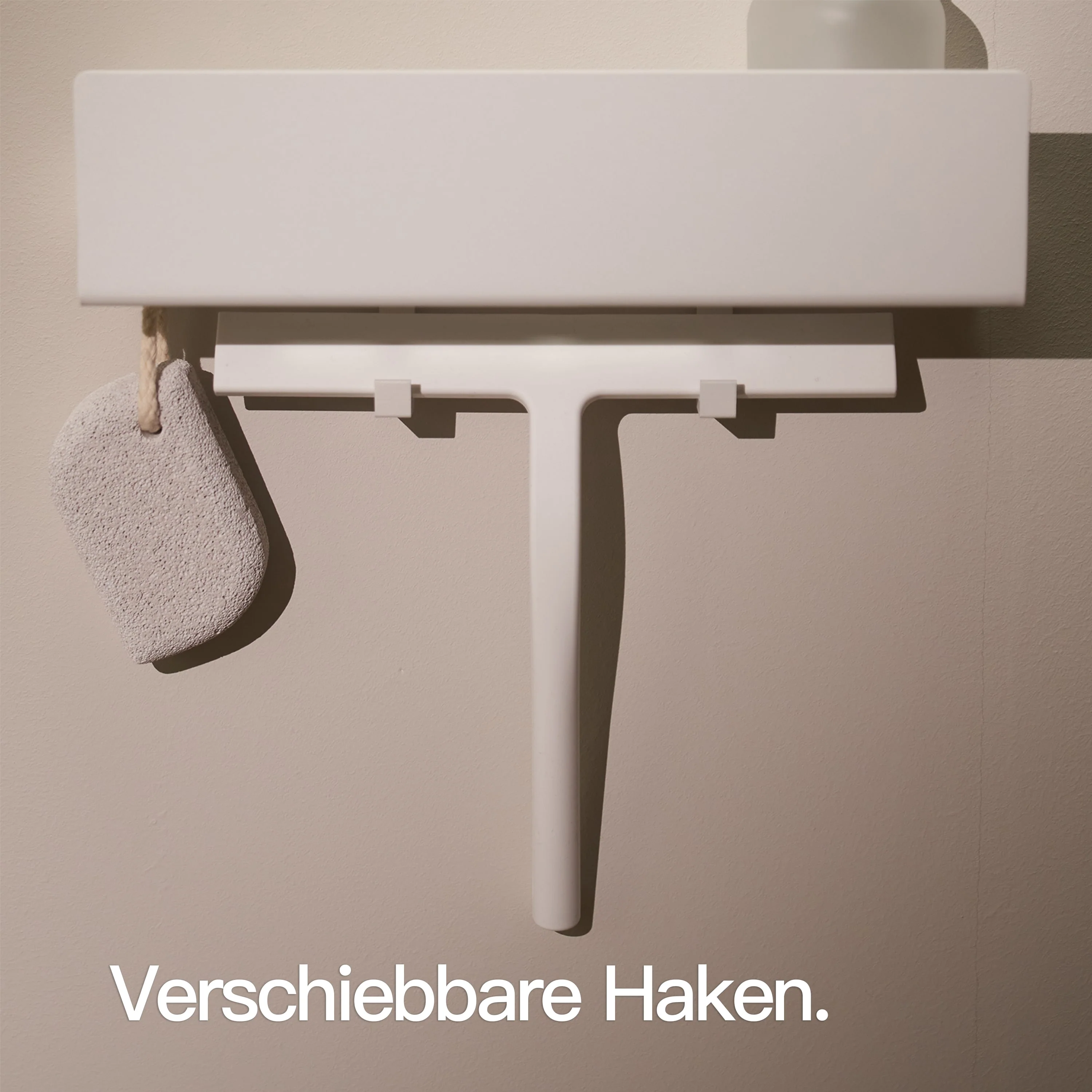 Duschablage ohne Bohren Weiß - Image 15