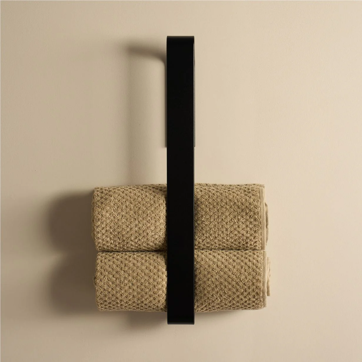 Gästehandtuchhalter ohne Bohren Schwarz - Image 5
