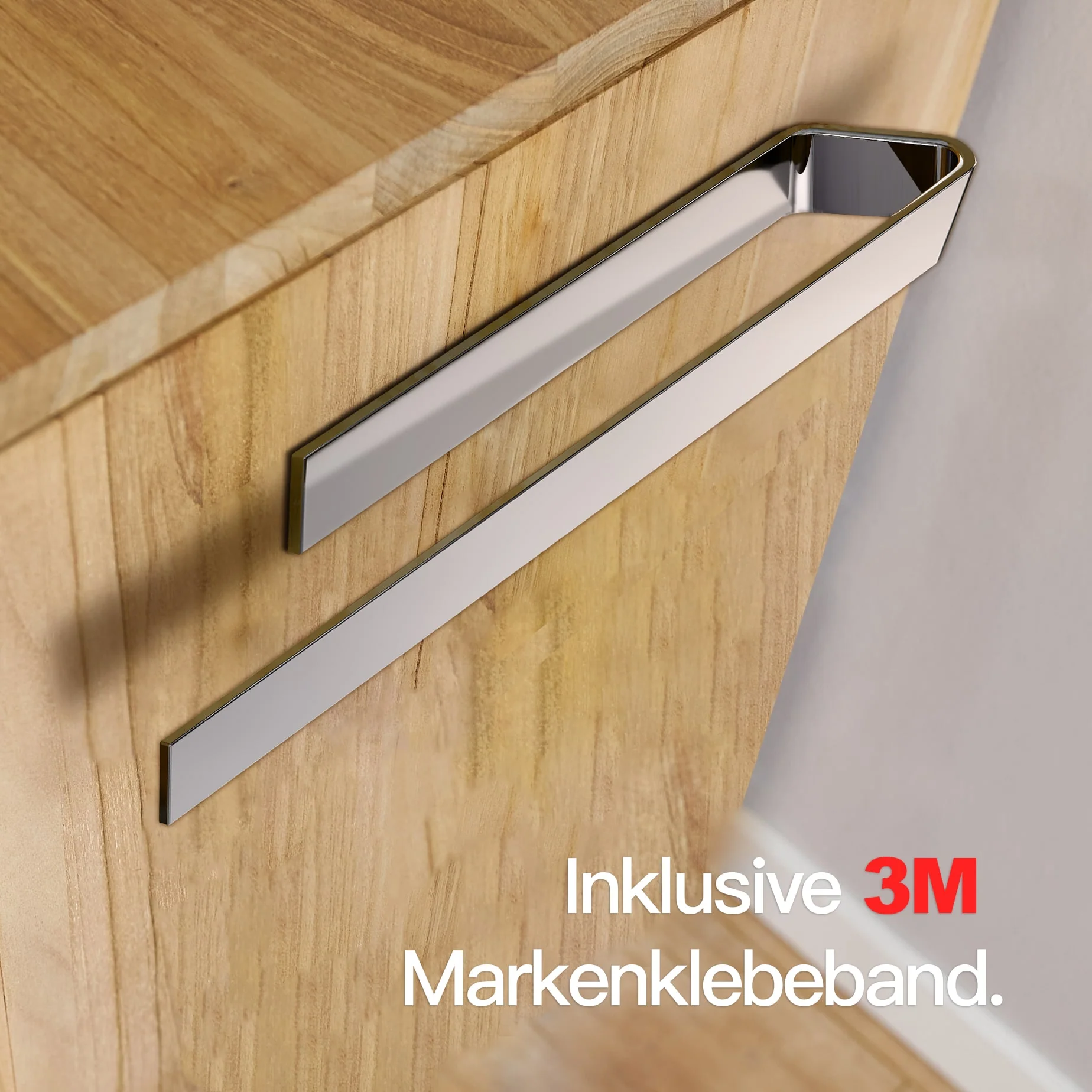 Handtuchhalter ohne Bohren Chrom - Image 4