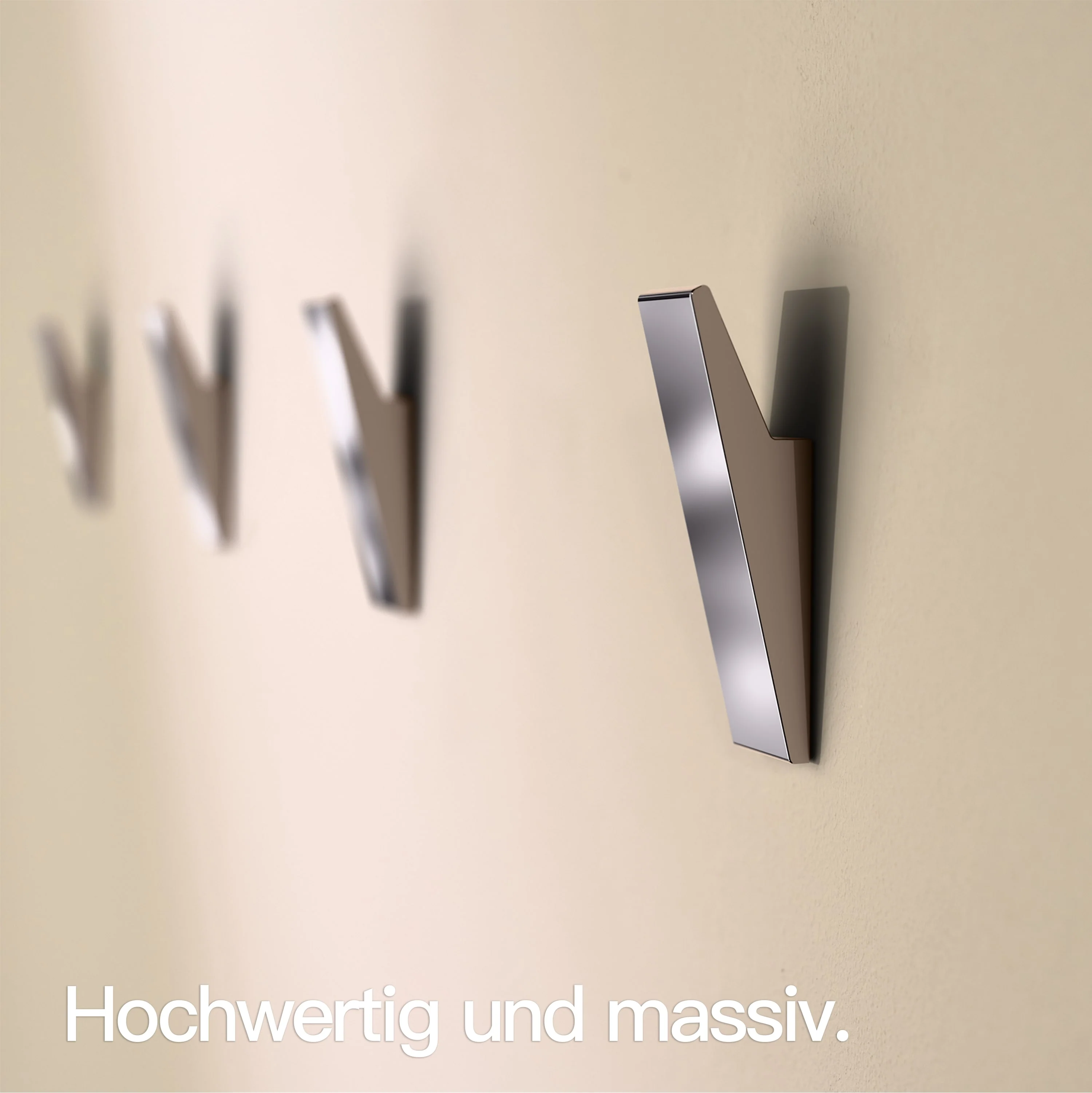 Klebehaken Chrom (4 Stück) - Image 3