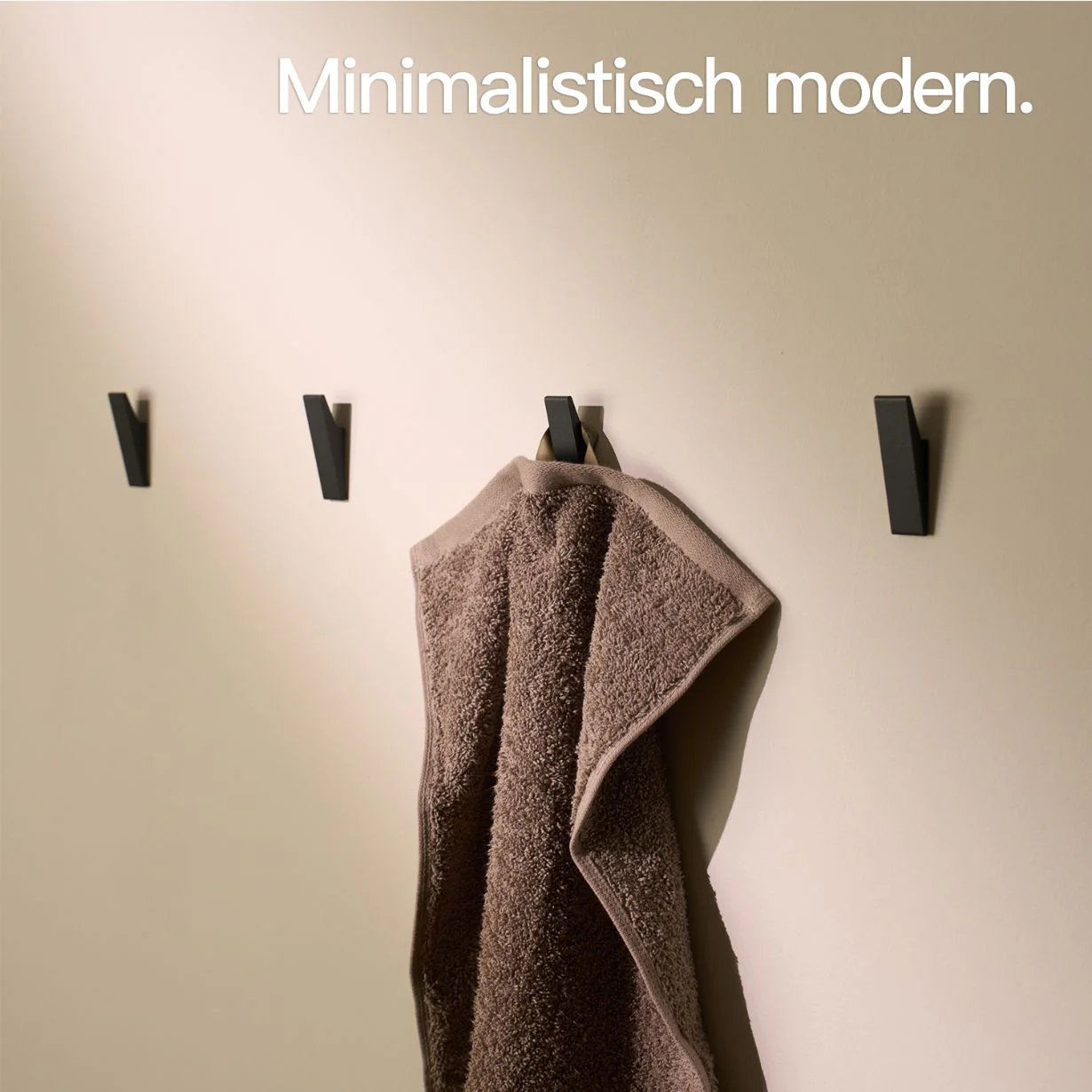 Klebehaken Schwarz (4 Stück) - Image 2