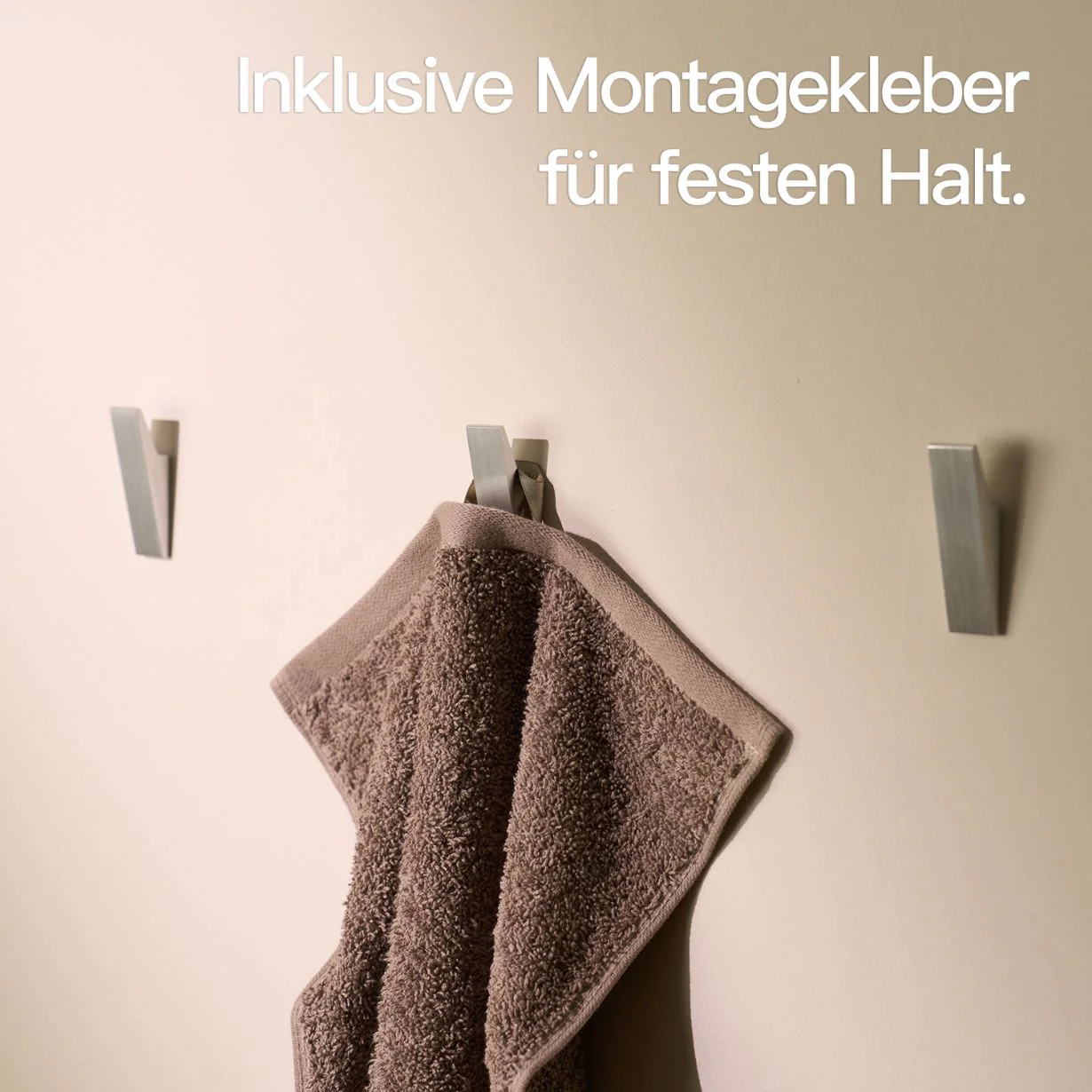 Klebehaken Silber (4 Stück) - Image 4