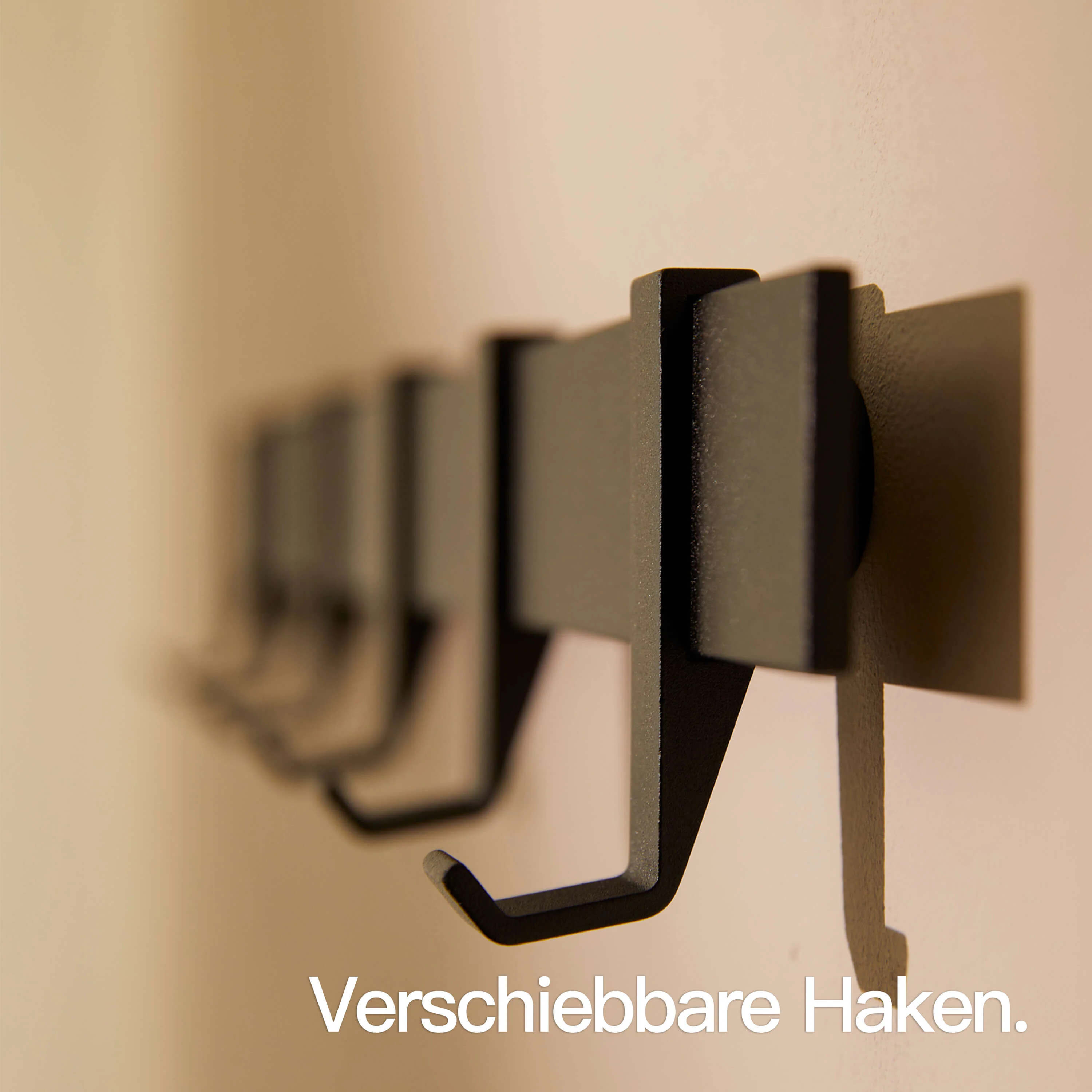 Moderne Garderobenstange Schwarz - Image 10