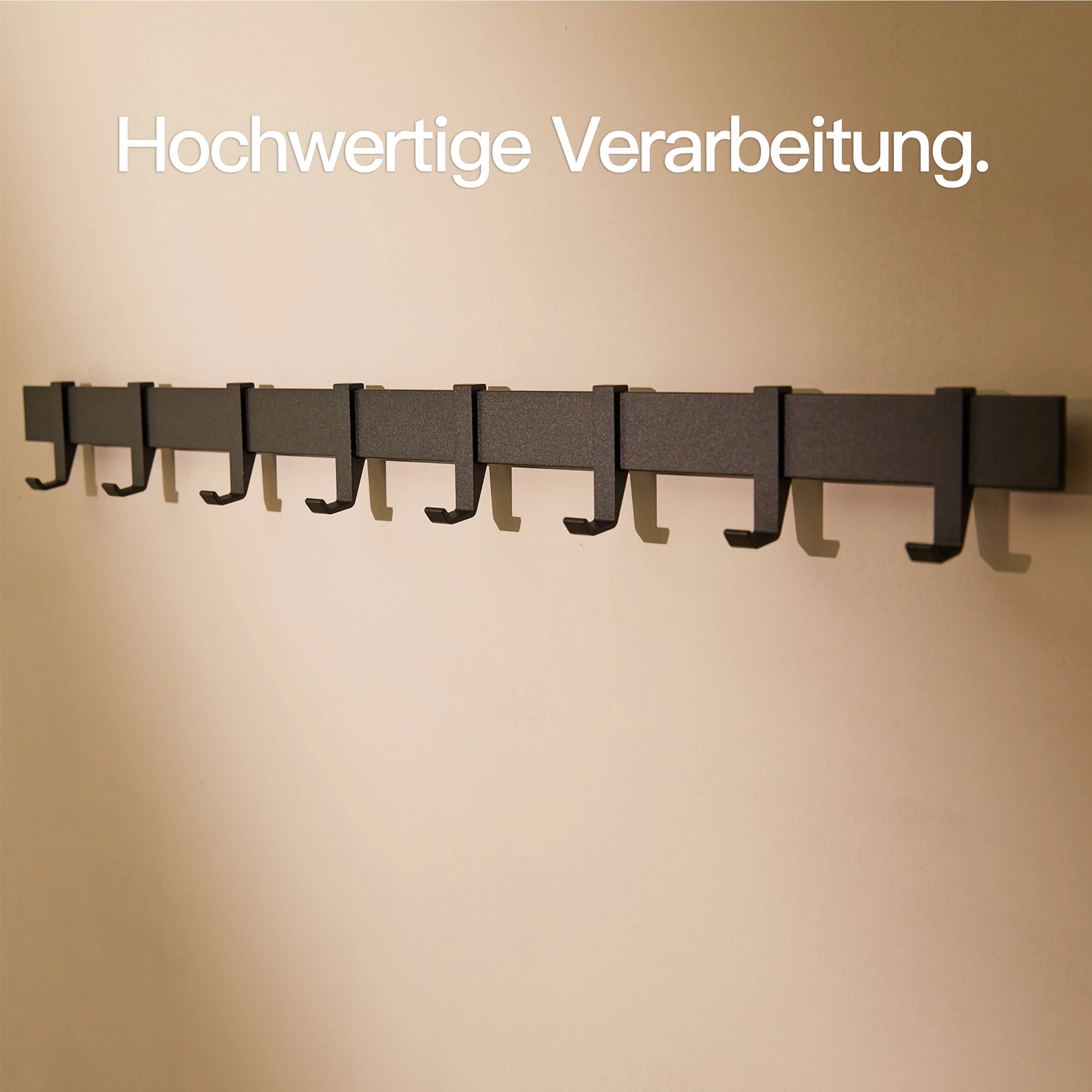 Moderne Garderobenstange Schwarz - Image 5