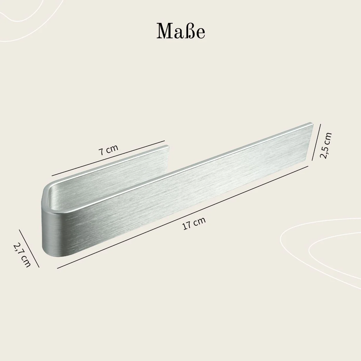 Spültuchhalter ohne Bohren Silber - Image 7