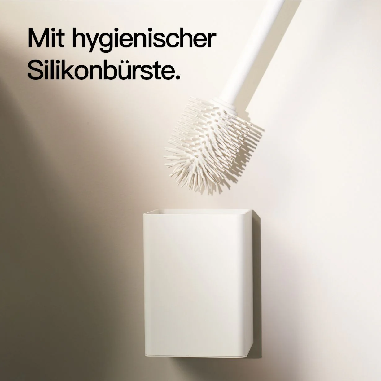 Toilettenbürstenhalter ohne Bohren Weiß - Image 4