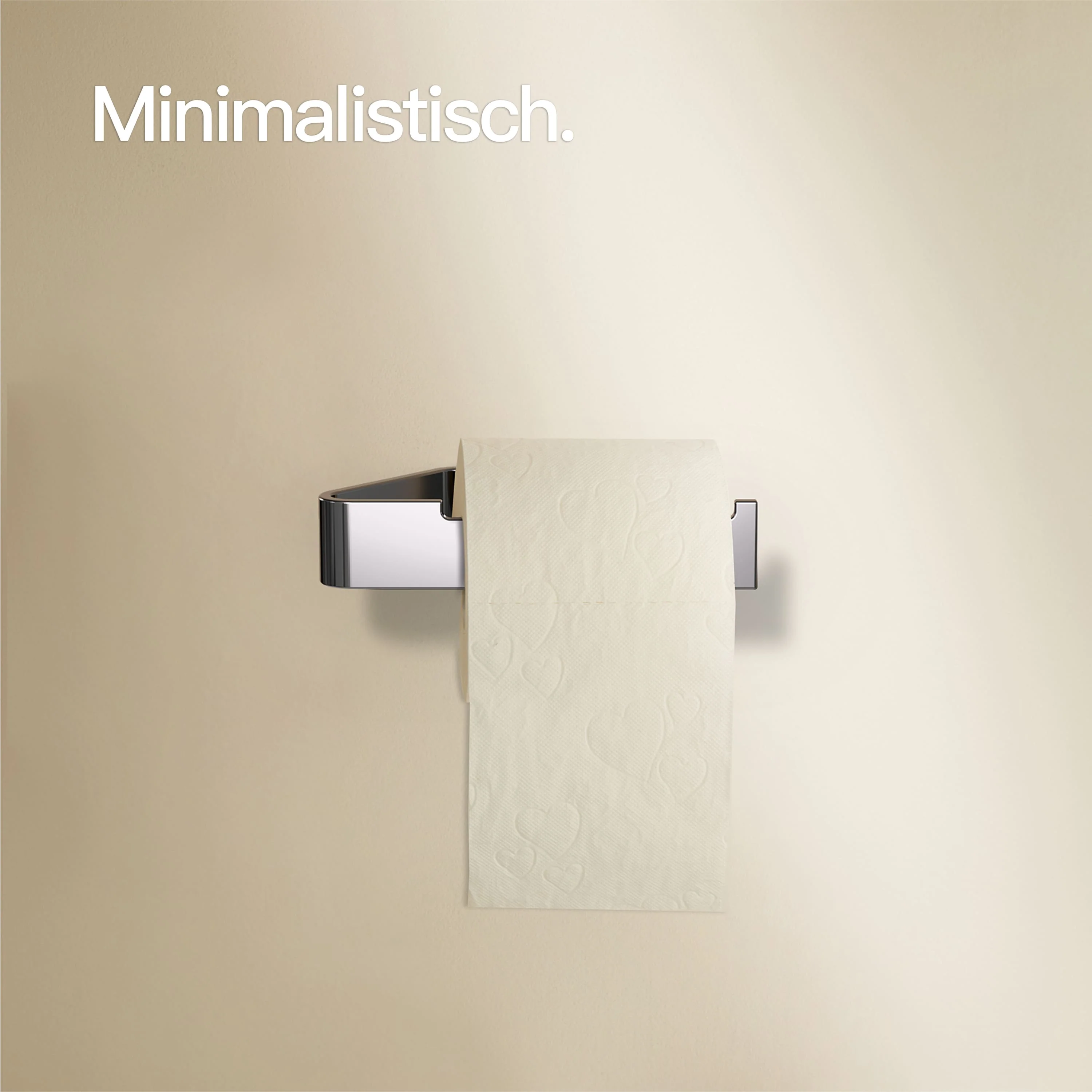 Toilettenpapierhalter ohne Bohren Chrom - Image 2
