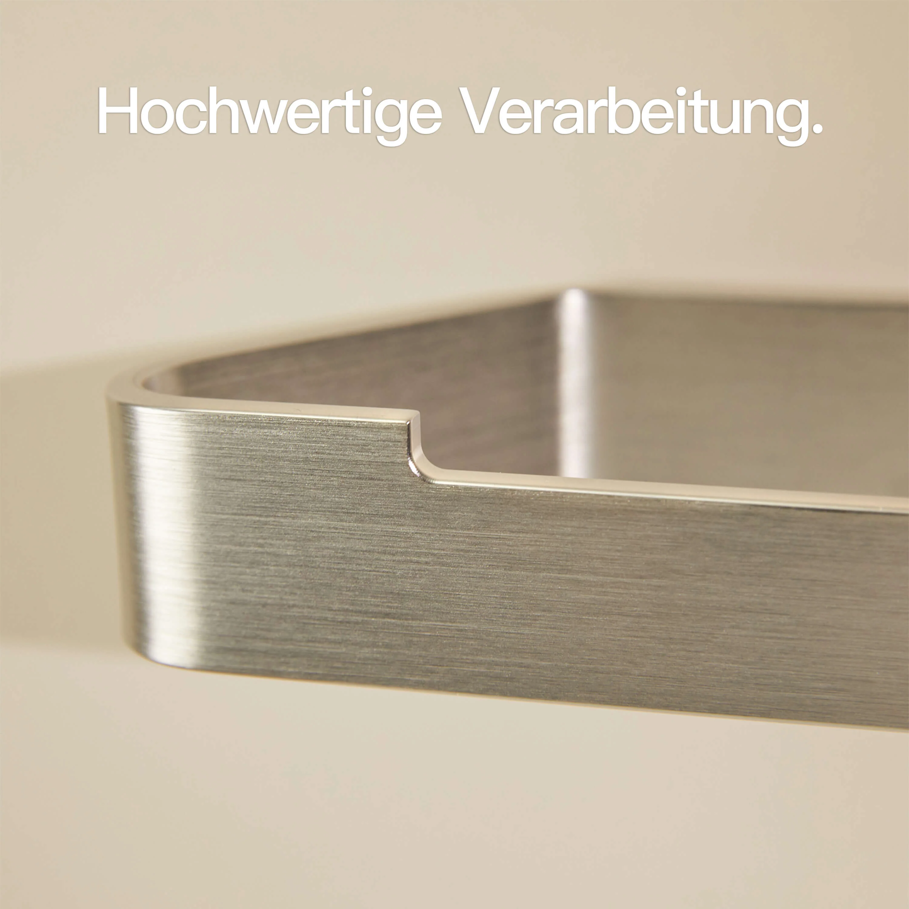 Toilettenpapierhalter ohne Bohren Silbergrau gebürstet - Image 6
