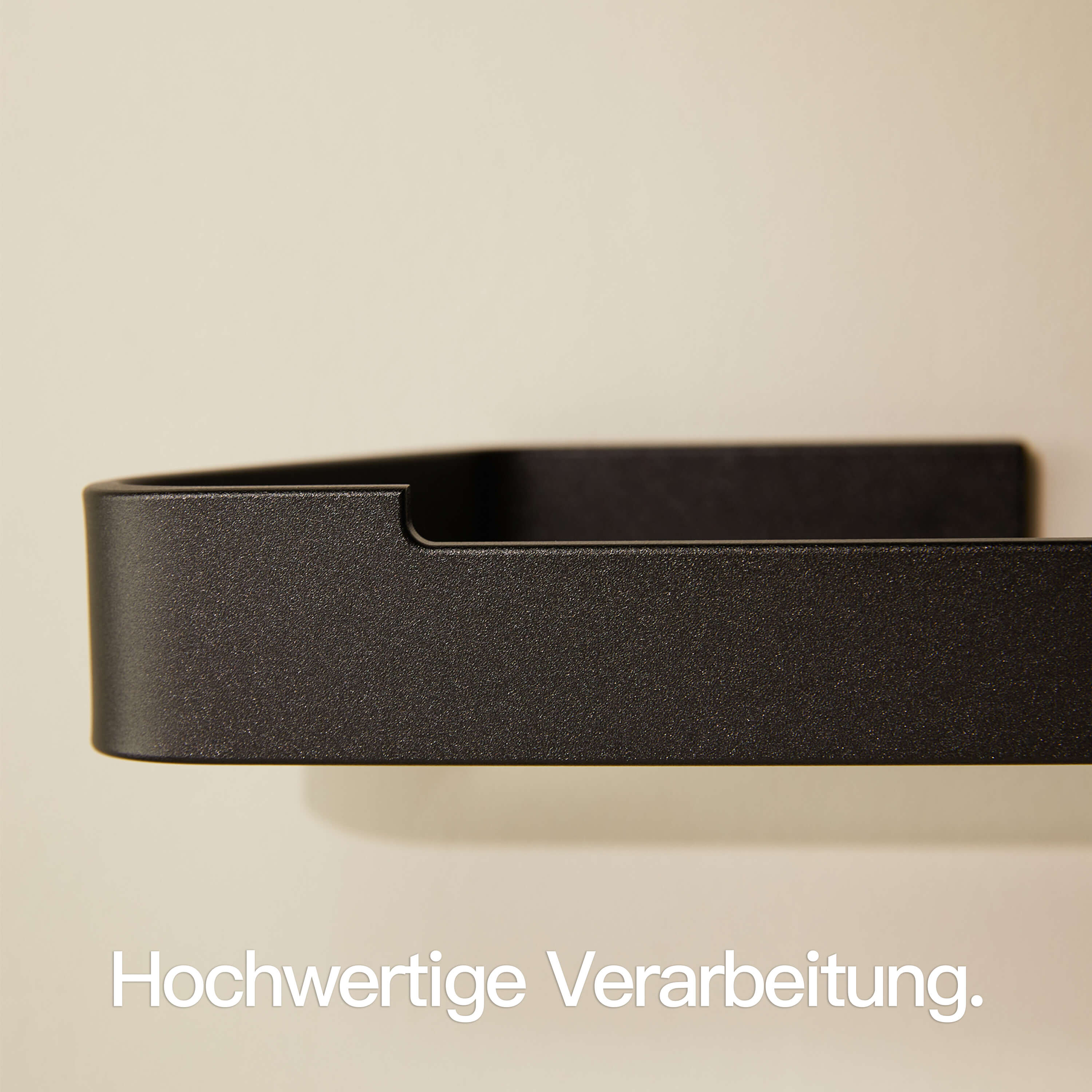 Toilettenpapierhalter ohne Bohren Schwarz - Image 6