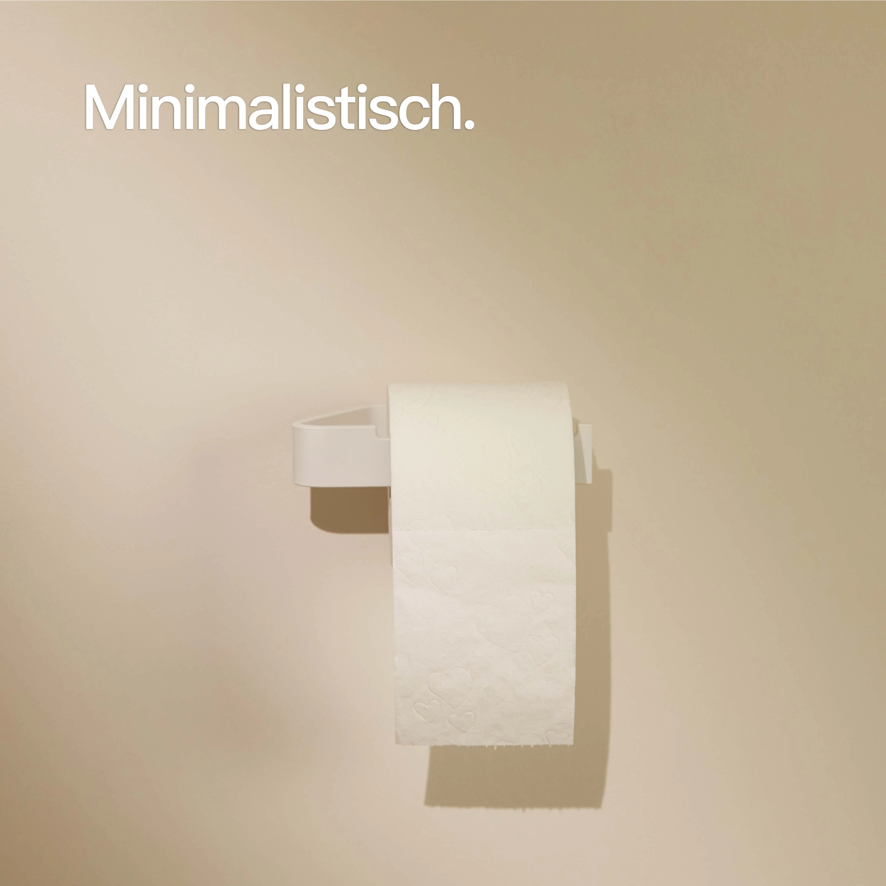 Toilettenpapierhalter ohne Bohren Weiß - Image 3