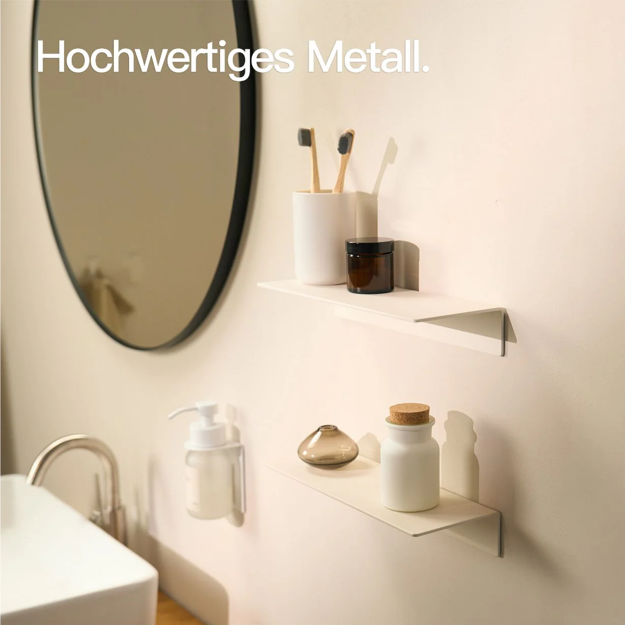 Wandregal ohne Bohren Weiß - Image 10