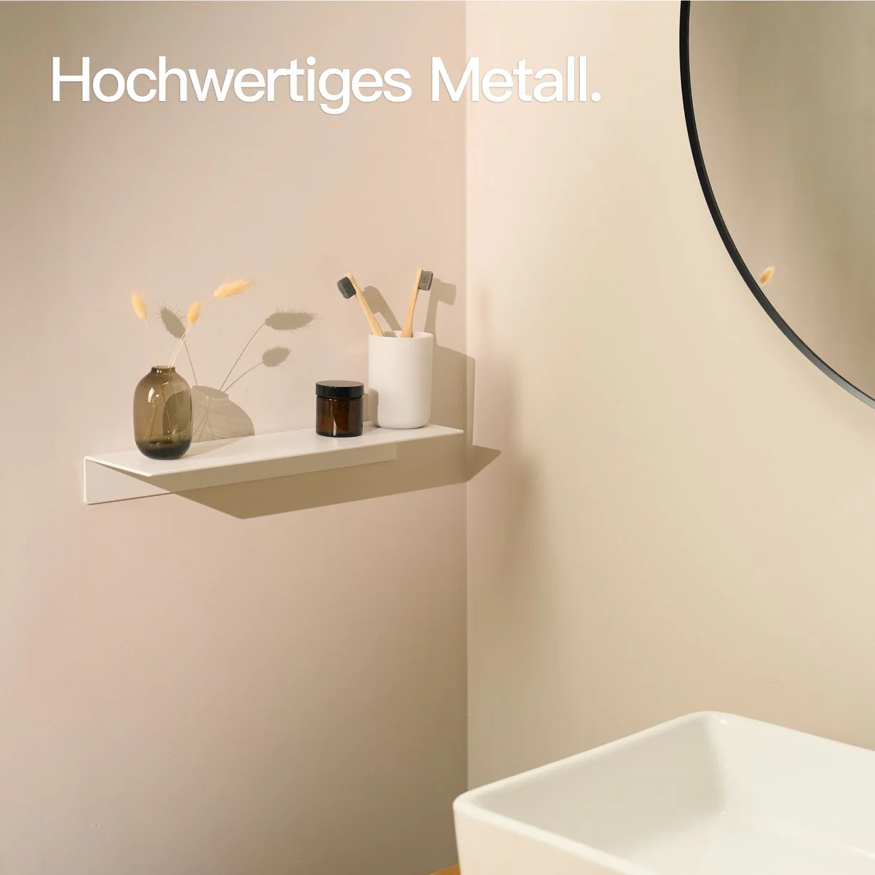 Wandregal ohne Bohren Weiß - Image 17